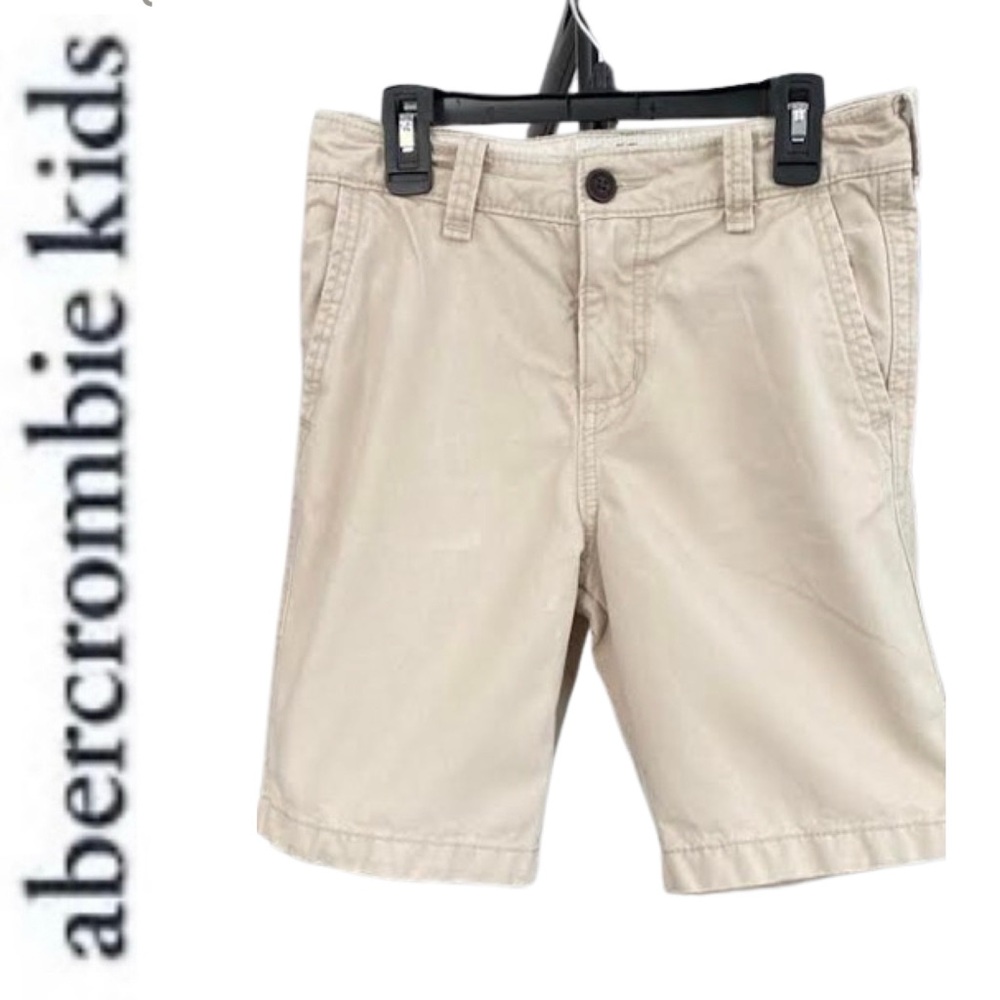 Boys Khaki School Uniform Shorts Abercrombie Kids